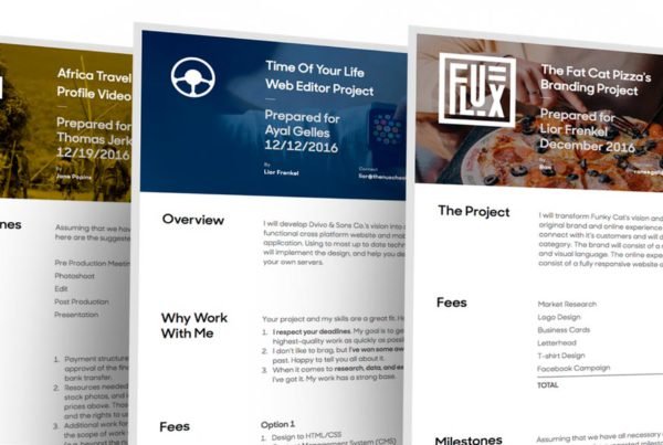 PROSPERO es una servicio web que ayuda a los freelance a realizar propuesta que enviar a sus clientes de una forma fácil e intuitiva.