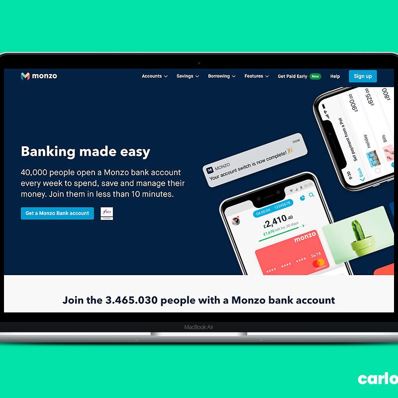Bancos para Nómadas Digitales: Monzo